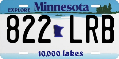 MN license plate 822LRB