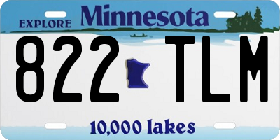 MN license plate 822TLM