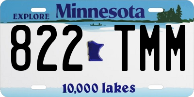 MN license plate 822TMM