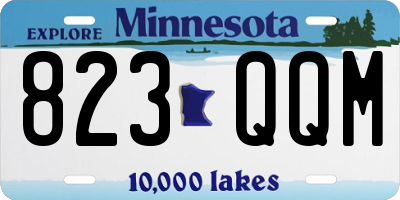 MN license plate 823QQM