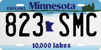 MN license plate 823SMC