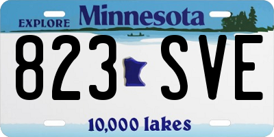 MN license plate 823SVE