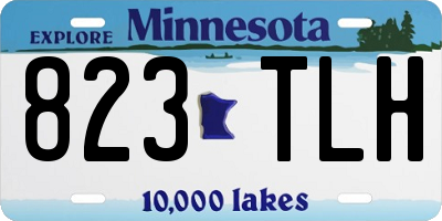 MN license plate 823TLH