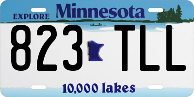 MN license plate 823TLL