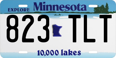 MN license plate 823TLT