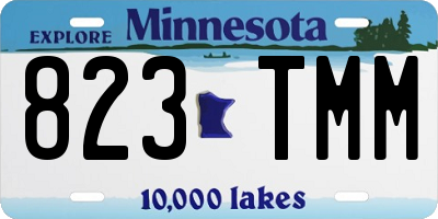MN license plate 823TMM