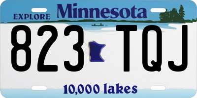 MN license plate 823TQJ