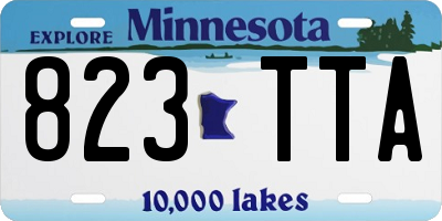 MN license plate 823TTA