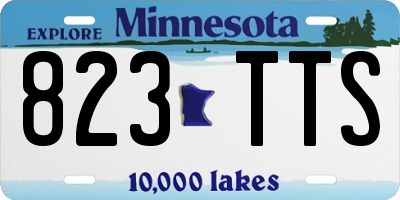 MN license plate 823TTS