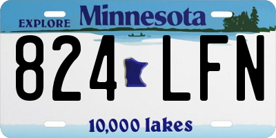 MN license plate 824LFN