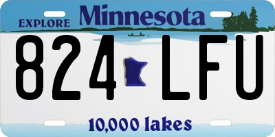 MN license plate 824LFU