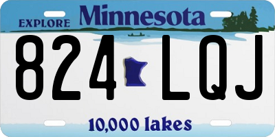 MN license plate 824LQJ