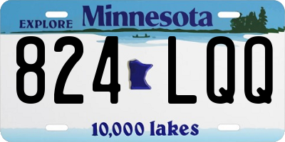 MN license plate 824LQQ