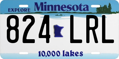 MN license plate 824LRL