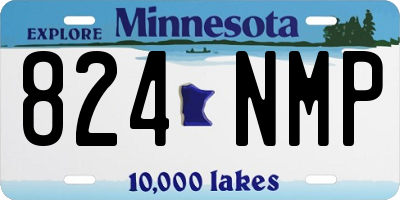 MN license plate 824NMP