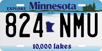 MN license plate 824NMU