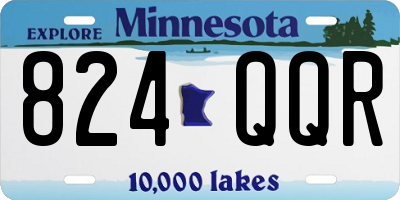 MN license plate 824QQR