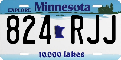 MN license plate 824RJJ