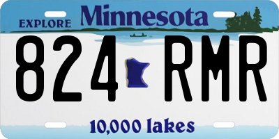 MN license plate 824RMR