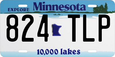 MN license plate 824TLP