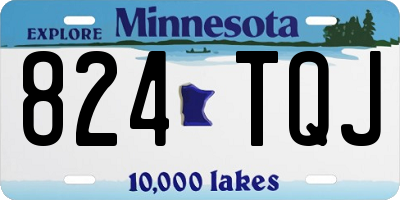 MN license plate 824TQJ