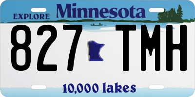 MN license plate 827TMH