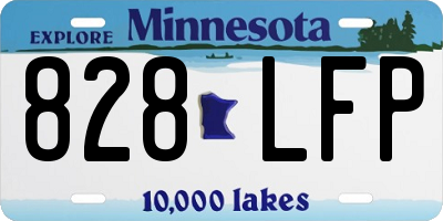 MN license plate 828LFP