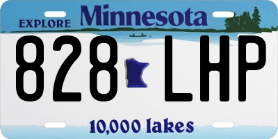 MN license plate 828LHP