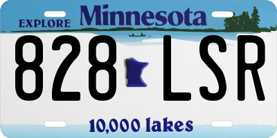MN license plate 828LSR