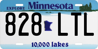 MN license plate 828LTL