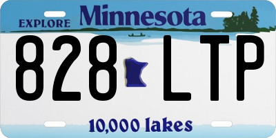 MN license plate 828LTP