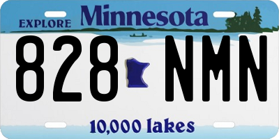 MN license plate 828NMN