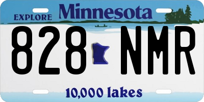 MN license plate 828NMR