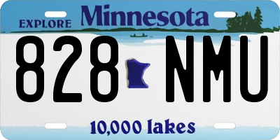 MN license plate 828NMU
