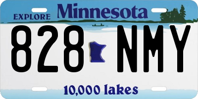 MN license plate 828NMY