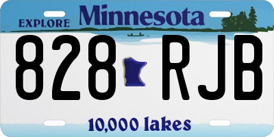 MN license plate 828RJB