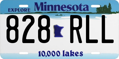 MN license plate 828RLL
