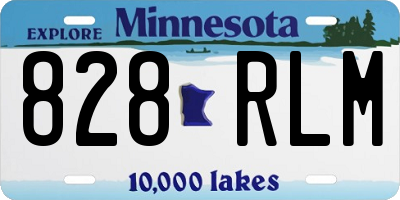 MN license plate 828RLM