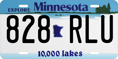 MN license plate 828RLU