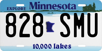 MN license plate 828SMU