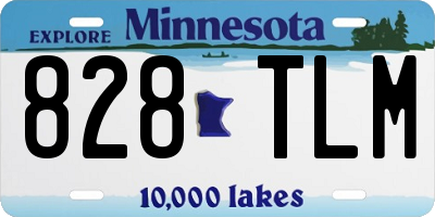 MN license plate 828TLM