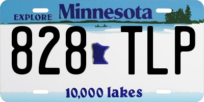 MN license plate 828TLP