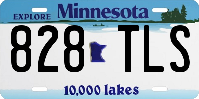 MN license plate 828TLS