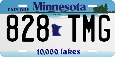 MN license plate 828TMG