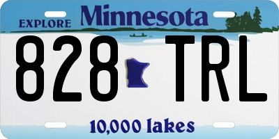 MN license plate 828TRL