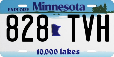 MN license plate 828TVH