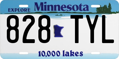MN license plate 828TYL