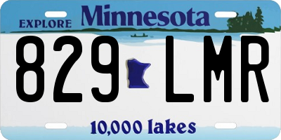 MN license plate 829LMR