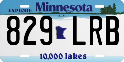 MN license plate 829LRB