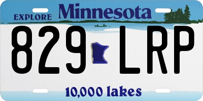 MN license plate 829LRP